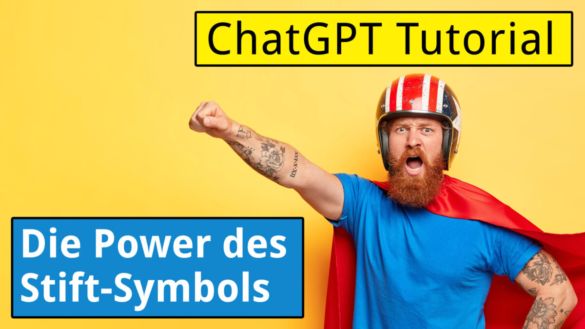 ChatGPT: Eingabe ändern - So geht's