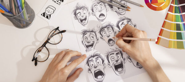 Cartoon erstellen / Comic zeichnen (Bild: Freepik)